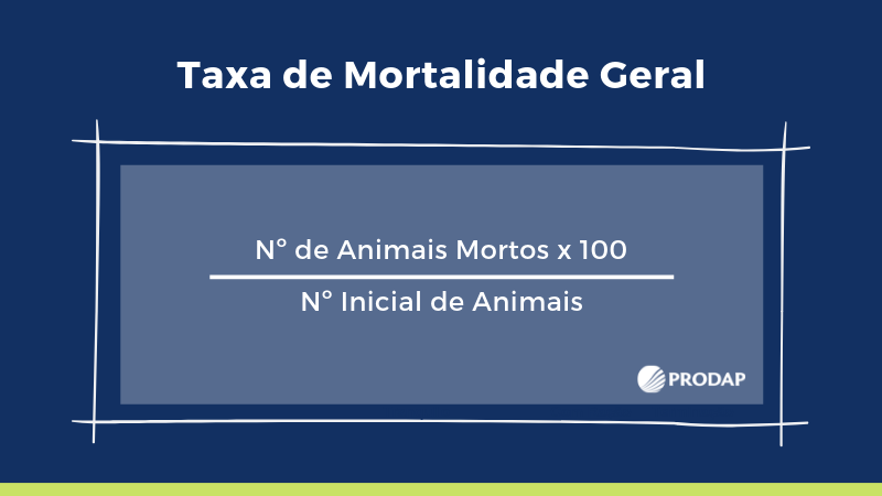 como calcular taxa de mortalidade geral de bezerros