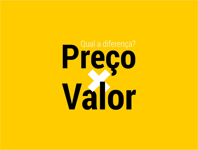 preço x valor